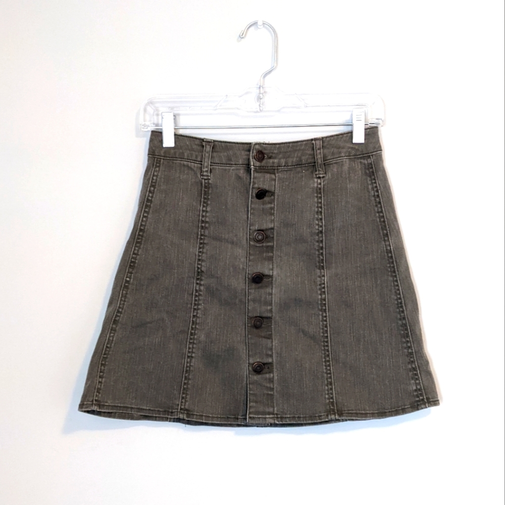 Mossimo Supply Co. Green Jean Skirt